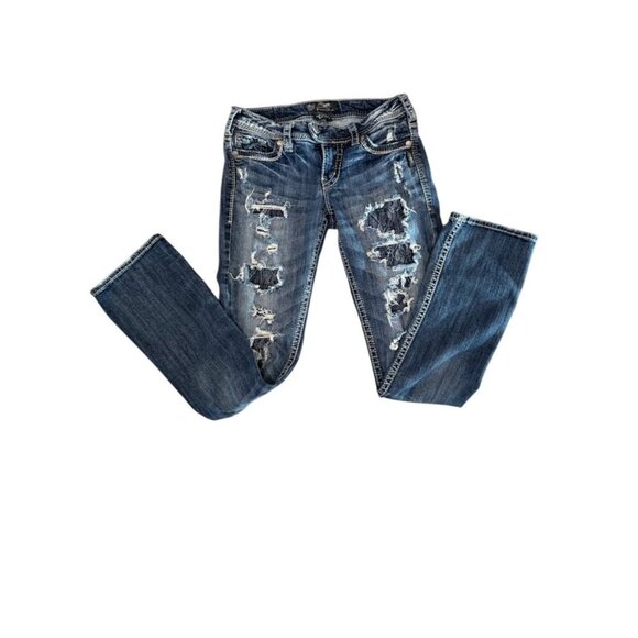 Siilver Jeans "Tuesday Low Slim Bootcut" w27/l33 - Picture 5 of 9